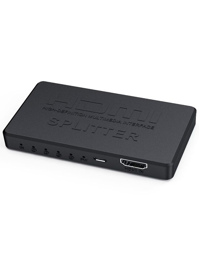 HDMI-сплиттер 1×4, пластиковый корпус