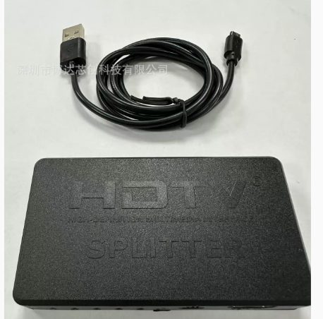HDMI-сплиттер 1×4, пластиковый корпус