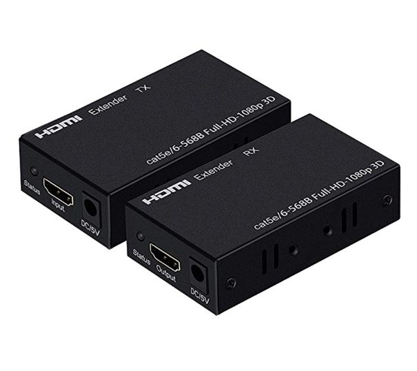 Активный HDMI-удлинитель, металлический корпус